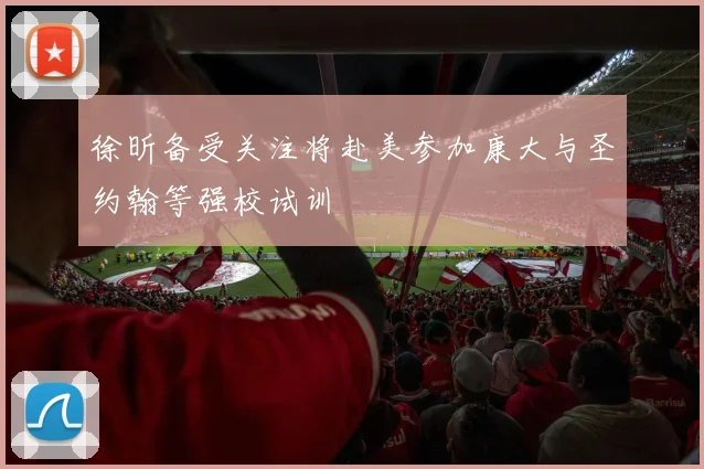 徐昕备受关注将赴美参加康大与圣约翰等强校试训